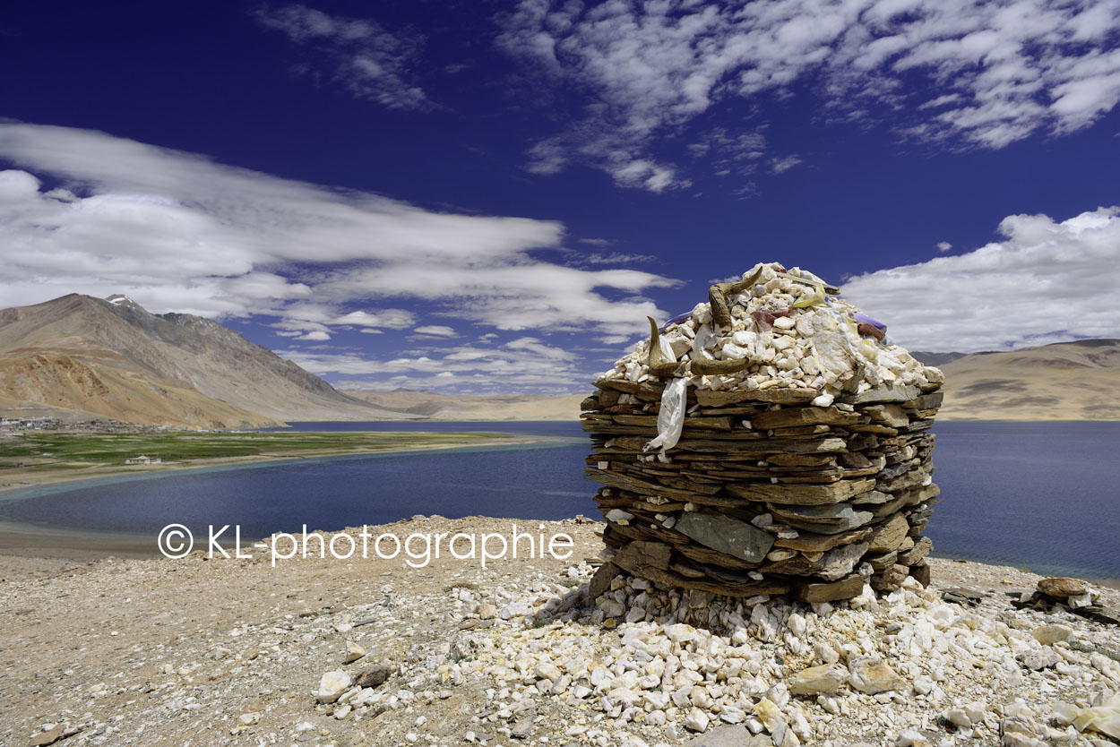 chörten bei korzok, tsomoriri see